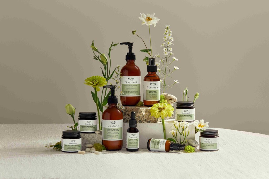 Scenturie natural skincare range