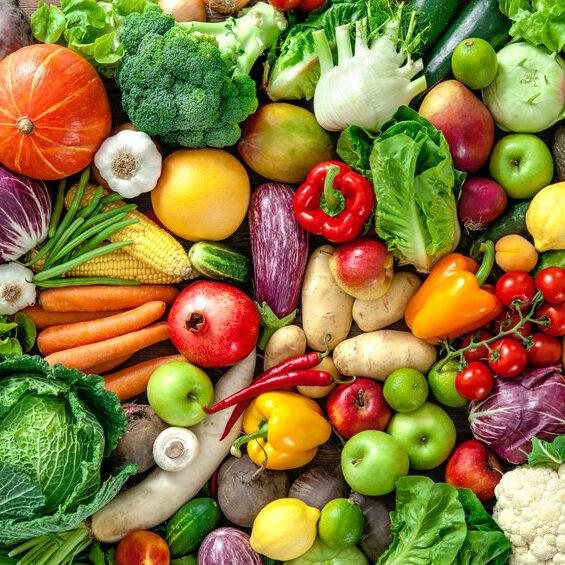 fruits and vegetables