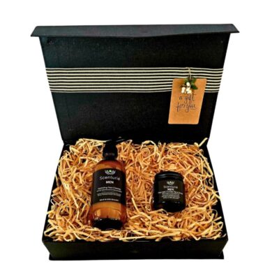 Men's cleanser duo skincare gift set