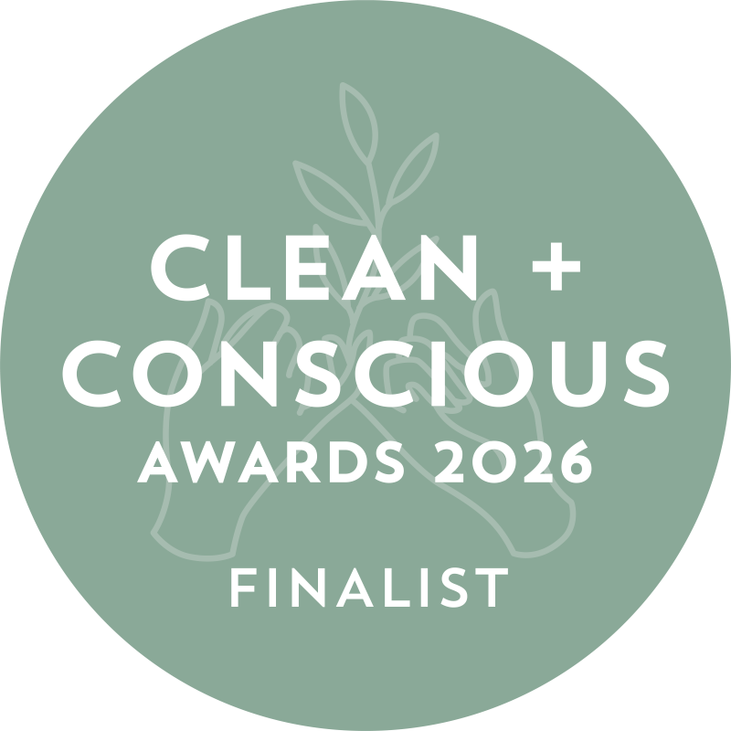 Clean + Conscious Awards Finalist Logo 2026 - Scenturie Natural Skincare